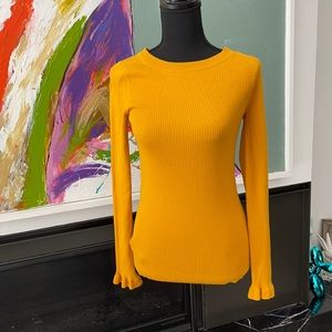 Brand New Ann Taylor Mustard Sweater